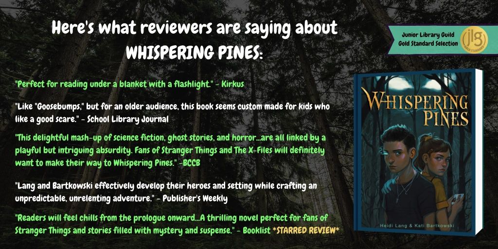 WHISPERING PINES is in stores now!